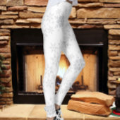 Snowflakes Silver Glitter Winter of Kerstmis Leggings