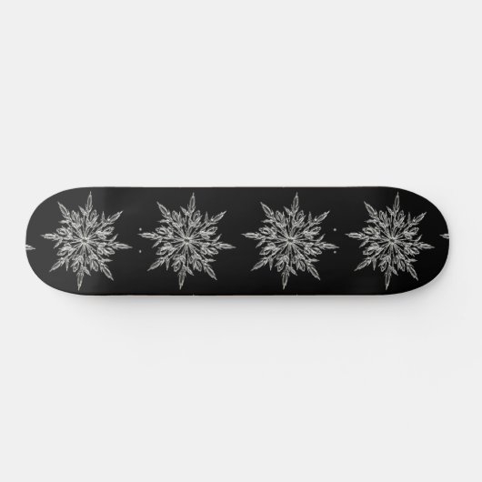 Snowflakes Skateboard (Horizontaal)