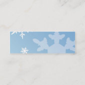 Snowflakes - Skinny Mini Visitekaartje (Achterkant)