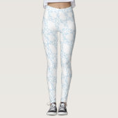 Snowflakes Snowflake Winter White Leggings (Voorkant)