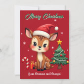Snowflakes & Snuggles Christmas card Kaart (Voorkant)