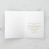 Snowflakes Spanish Modern Elegant Chic Christmas Feestdagen Kaart (Binnen)