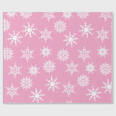 Snowflakes Stars voor kerstfeestjes Cadeaupapier (Vlak)