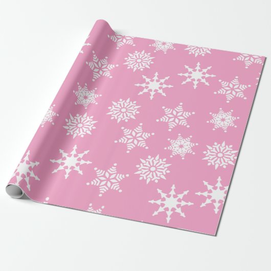 Snowflakes Stars voor kerstfeestjes Cadeaupapier (Uitgerold)