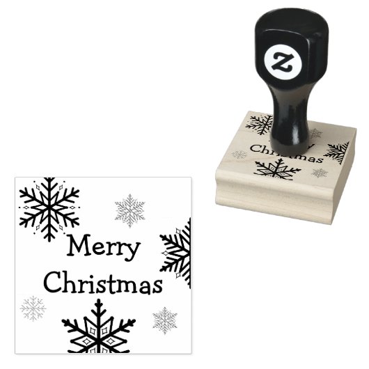 Snowflakes Stempel voor kerst en Snowflakes (Gestempeld)