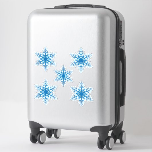 Snowflakes Sticker (Koffer)