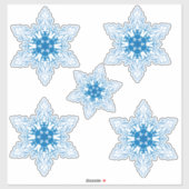 Snowflakes Sticker (Vel)
