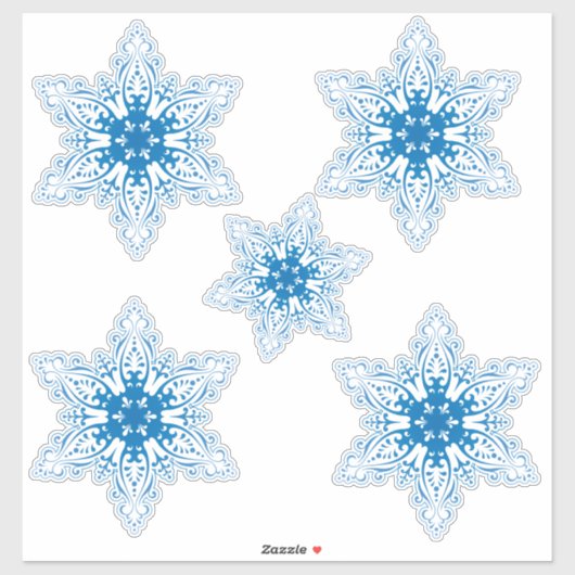Snowflakes Sticker (Vel)