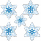 Snowflakes Sticker (Voorkant)