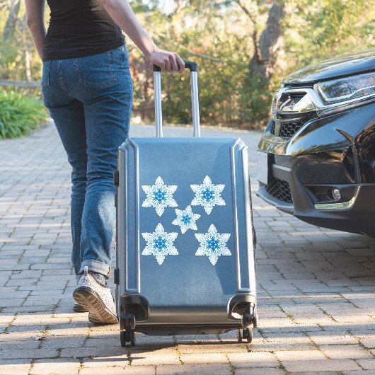 Snowflakes Sticker (Koffer Insitu)