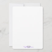 Snowflakes Sweet 16 Winter Wonderland Uitnodiging (Achterkant)