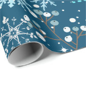 Snowflakes Swirls and Sparkles Christnas Cadeaupapier (Rol Hoek)