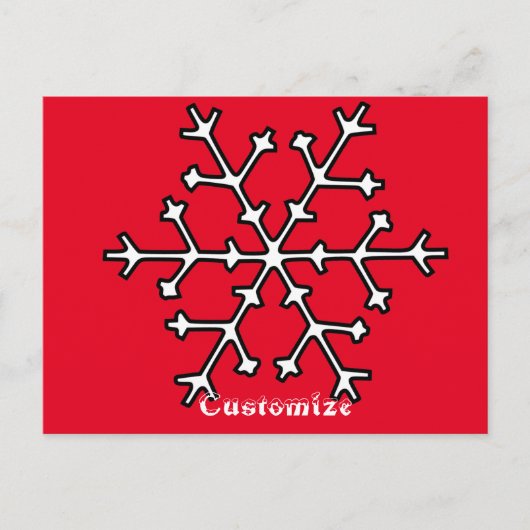 Snowflakes Thunder_Cove Briefkaart (Voorkant)