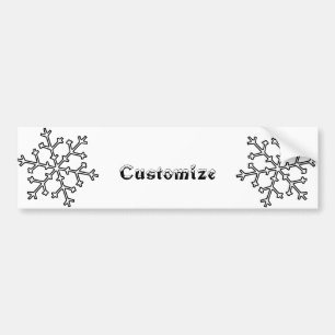 Snowflakes Thunder_Cove Bumpersticker