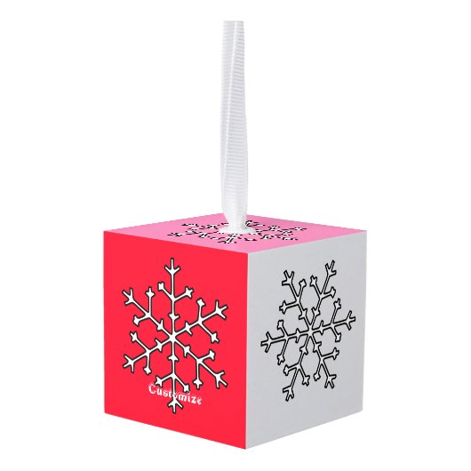 Snowflakes Thunder_Cove Decoratie (Achter hoekig)