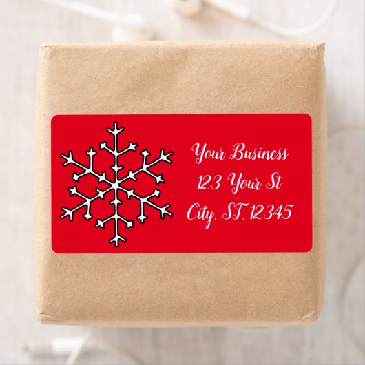 Snowflakes Thunder_Cove Etiket (Insitu)