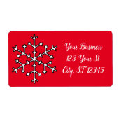 Snowflakes Thunder_Cove Etiket (Voorkant)