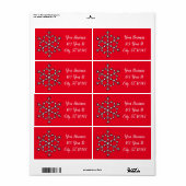 Snowflakes Thunder_Cove Etiket (Full Sheet)