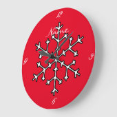 Snowflakes Thunder_Cove Grote Klok (Hoek)