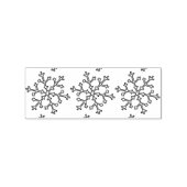 Snowflakes Thunder_Cove Rubberstempel (Gestempeld)