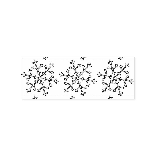 Snowflakes Thunder_Cove Rubberstempel (Afrduk)