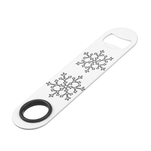 Snowflakes Thunder_Cove Speed Flessenopener (Voorkant Gekanteld)