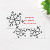 Snowflakes Thunder_Cove Visitekaartje (Bureau)