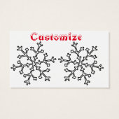Snowflakes Thunder_Cove Visitekaartje (Achterkant)
