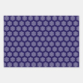 Snowflakes Tiled Design Wrapping Paper Sheets (Voorkant 3)
