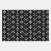 Snowflakes Tiled Design Wrapping Paper Sheets (Voorkant 3)