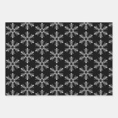 Snowflakes Tiled Design Wrapping Paper Sheets (Voorkant 2)