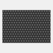 Snowflakes Tiled Design Wrapping Paper Sheets (Voorkant)