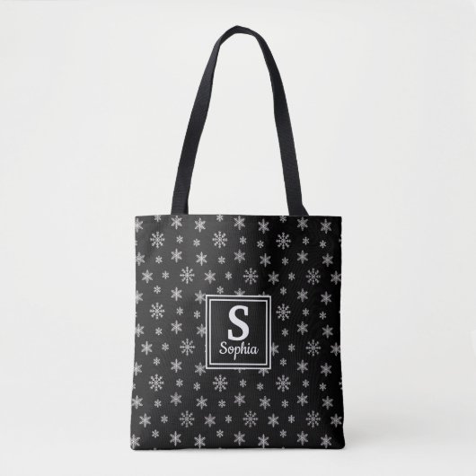 Snowflakes Tote Bag (Voorkant)