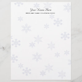 Snowflakes van briefpapier