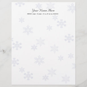 Snowflakes van briefpapier