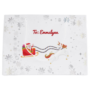 Snowflakes van Cute Girly Unicorn Groot Cadeauzakje