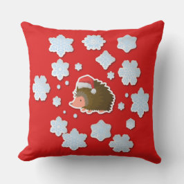 Snowflakes van Cute kerstegel Buitenkussen