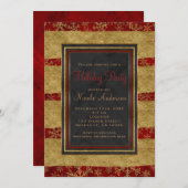 Snowflakes van de feestdag kaart (Voorkant / Achterkant)