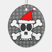 Snowflakes, van de sinteren keramisch ornament (Links)