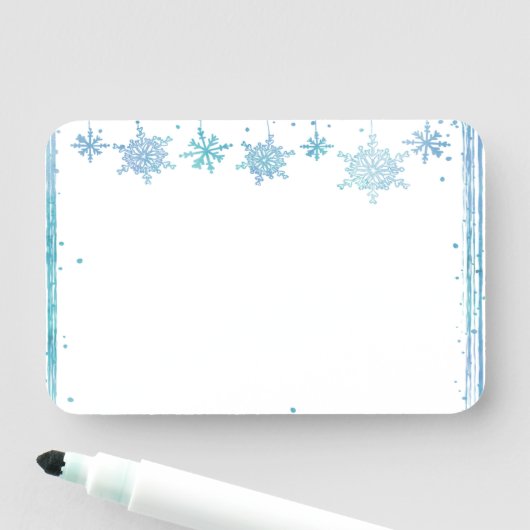 Snowflakes, van de winter naamplaatje (In situ)