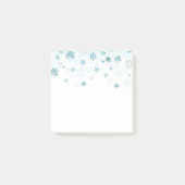 Snowflakes van feestdag post-it® notes (Voorkant)