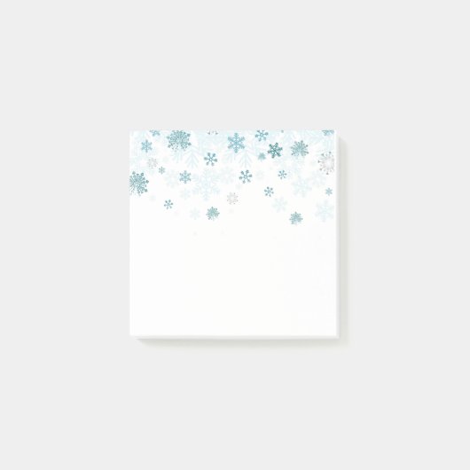 Snowflakes van feestdag post-it® notes (Voorkant)