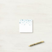 Snowflakes van feestdag post-it® notes (Op bureau)