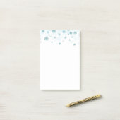 Snowflakes van feestdag post-it® notes (Op bureau)