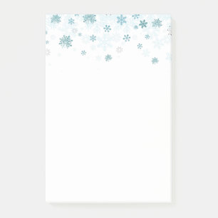 Snowflakes van feestdag post-it® notes