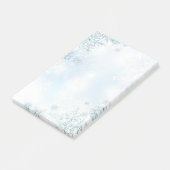 Snowflakes van feestdag post-it® notes (Schuin)