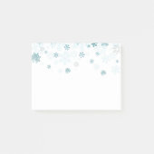 Snowflakes van feestdag post-it® notes (Voorkant)