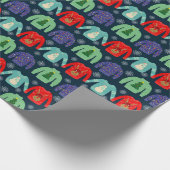 Snowflakes, verward met Kerstmis Cadeaupapier (Hoek)