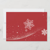 Snowflakes Vlamt Holiday Moving Aankondiging (Achterkant)