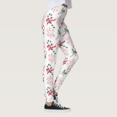 Snowflakes, voor de feestdag, op wit leggings (Rechts)